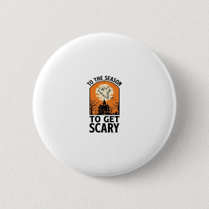 Badge Rond 5 Cm Fantôme d'Halloween pour obtenir un épouvantail vi