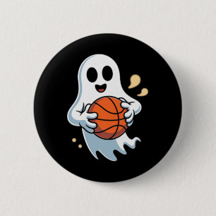 Badge Rond 5 Cm Fantôme effrayant jouant au squelette Costume rétr
