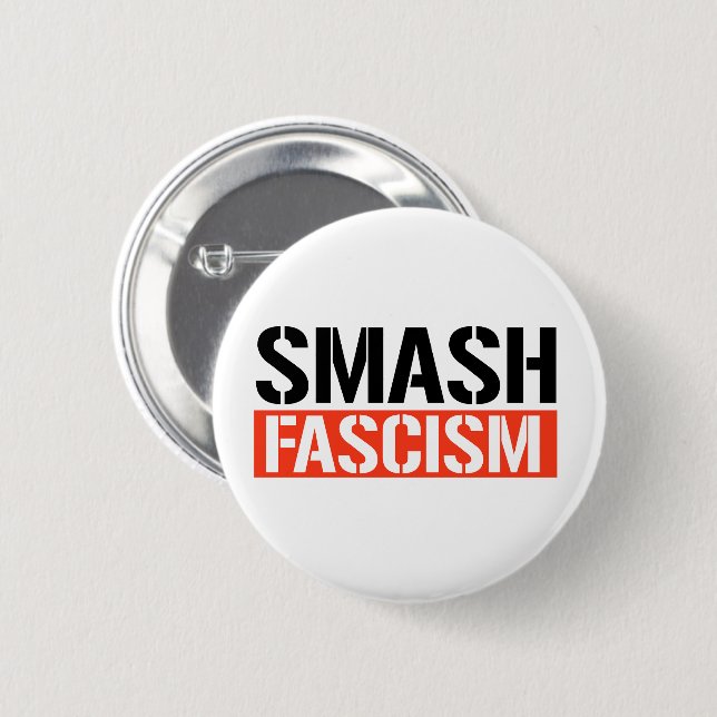 Badge Rond 5 Cm Fascisme pur (Devant & derrière)