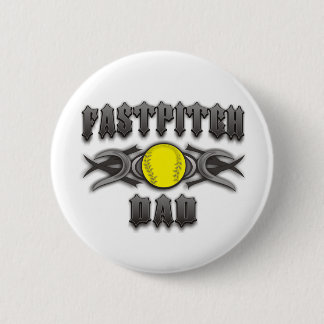 Badge Rond 5 Cm Fastpitball Softball Papa Tribal