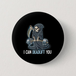 Badge Rond 5 Cm Faucheuse Salle de sport Musculation Je peux vous
