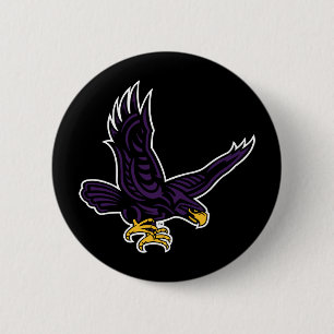 Badge Rond 5 Cm Faucon du Hunter College