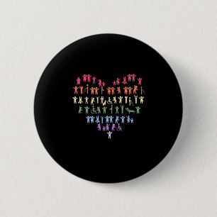 Badge Rond 5 Cm fauteuil roulant, quadriplégique, paraplégique, Ha