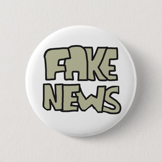 Badge Rond 5 Cm Faux News (Devant)