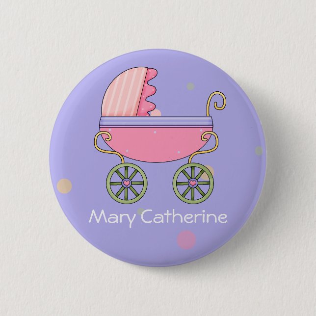 Badge Rond 5 Cm Faveurs de Baby shower personnalisables (Devant)