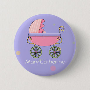Badge Rond 5 Cm Faveurs de Baby shower personnalisables