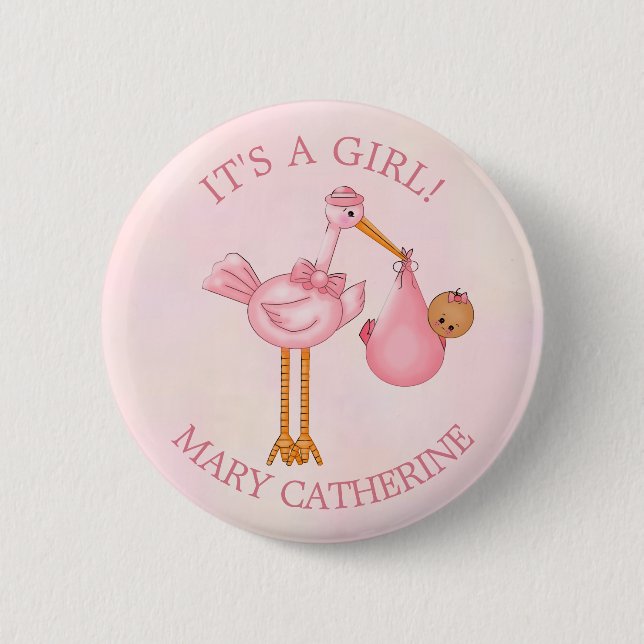 Badge Rond 5 Cm Faveurs de Baby shower personnalisables (Devant)