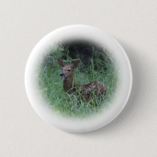 Badge Rond 5 Cm Fawn