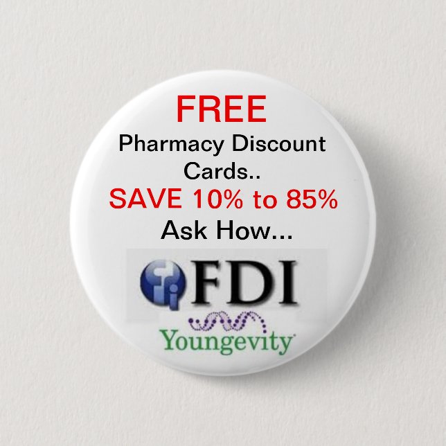 Badge Rond 5 Cm FDI Youngevity (Devant)