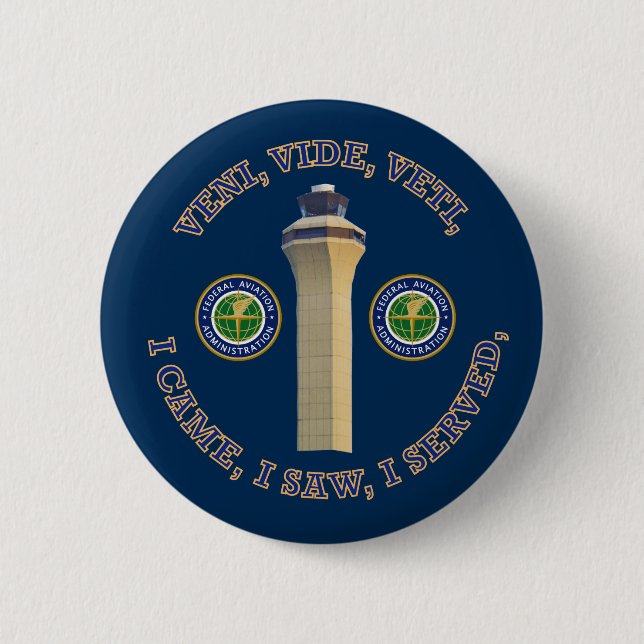 Badge Rond 5 Cm Federal Aviation Administration VVV Shield (Devant)