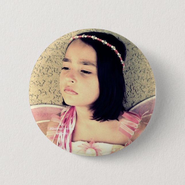 Badge Rond 5 Cm Fée gracieuse (Devant)