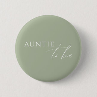 Badge Rond 5 Cm Fée Sage Verte Baby Shower Tante à Venir