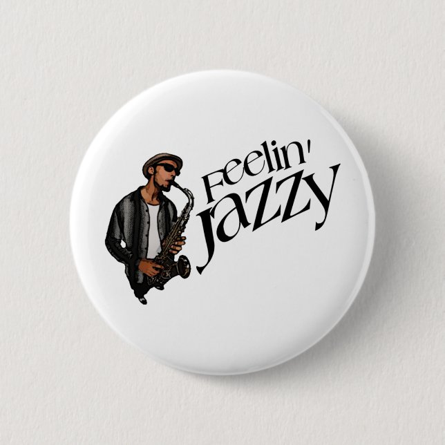 Badge Rond 5 Cm Feelin bariolé (Devant)