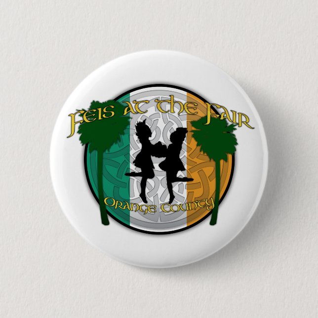 Badge Rond 5 Cm Feis au bouton juste (Devant)