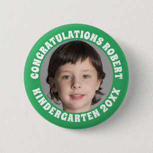 Badge Rond 5 Cm Félicitations pour le diplôme de maternelle Photo