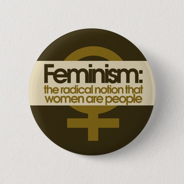 Badge Rond 5 Cm Féminisme pour les femmes (Devant)
