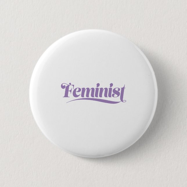 Badge Rond 5 Cm féministe (Devant)
