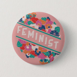 Badge Rond 5 Cm Féministe