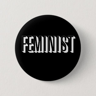 Badge Rond 5 Cm Féministe