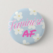 Féministe AF - bouton