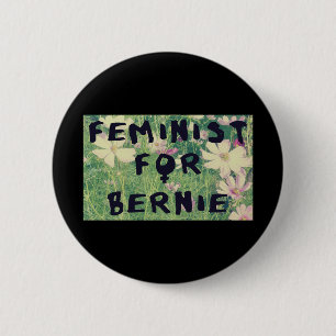 Badge Rond 5 Cm Féministe pour les ponceuses 2016 de Bernie