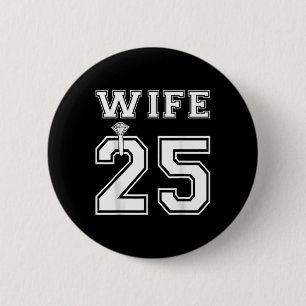 Badge Rond 5 Cm Femme 2025 Mari Engagement Party Cadeaux de Mariag