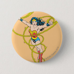Badge Rond 5 Cm Femme à Lasso