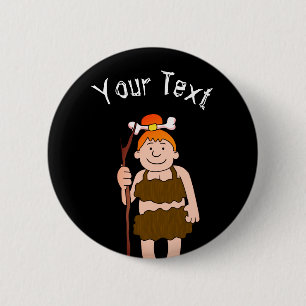 Badge Rond 5 Cm Femme cave