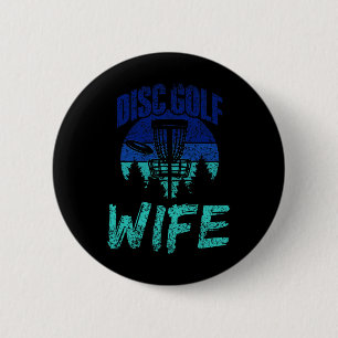 Badge Rond 5 Cm Femme de disc golf Joueuse de disc golf Joueuse de