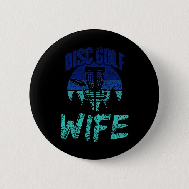 Badge Rond 5 Cm Femme de disc golf Joueuse de disc golf Joueuse de (Devant)