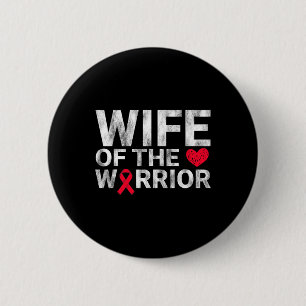 Badge Rond 5 Cm Femme Du Guerrier Du Coeur Sensibilisation aux mal