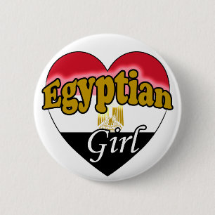 Badge Rond 5 Cm Femme égyptienne