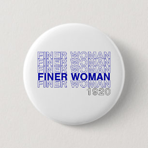 Badge Rond 5 Cm Femme Finer 1920 - Zeta Phi Beta