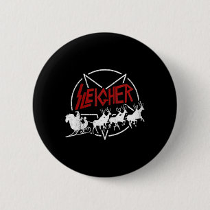 Badge Rond 5 Cm Femme surdimensionnée Vilain Chandail de Noël Vint