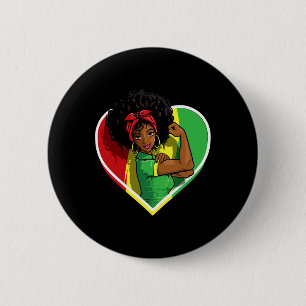 Badge Rond 5 Cm Femmes afro-américaines Black Melanin Juneteen