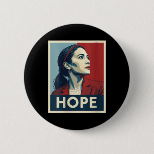 Badge Rond 5 Cm Femmes Aoc Alexandria Ocasio Cortez 2028 Pour Pres