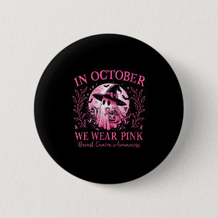 Badge Rond 5 Cm Femmes Cancer Du Sein Femmes Halloween En Octobre