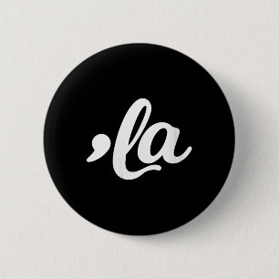 Badge Rond 5 Cm Femmes Comma La - Kamala Harris 2024 Madame la Pré
