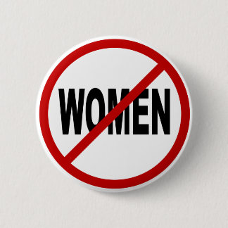 Badge Rond 5 Cm Femmes de la haine Women/No permises la
