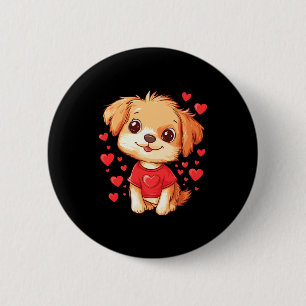 Badge Rond 5 Cm Femmes de la Saint-Valentin pour filles amateurs d