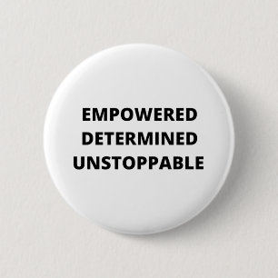 Badge Rond 5 Cm Femmes déterminées et imparables