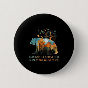 Badge Rond 5 Cm Femmes Et Dans La Forêt Je Vais Perdre La Tête Ca