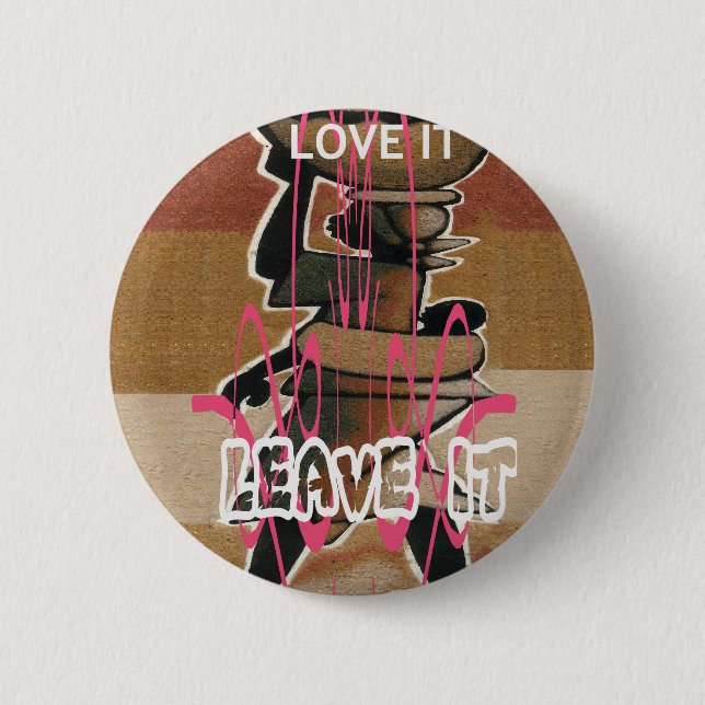 Badge Rond 5 Cm Femmes et enfants La vie n'est pas juste ; habitue (Devant)