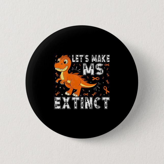 Badge Rond 5 Cm Femmes Faisons de Mme Extinct Dinosaure Sensibilis (Devant)
