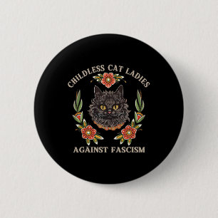 Badge Rond 5 Cm Femmes Feminis - Femmes sans enfants contre le fas
