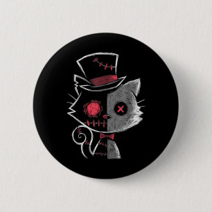 Badge Rond 5 Cm Femmes Goth Été Graphisme Harajuku Gothique Déplai