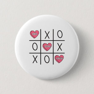 Badge Rond 5 Cm Femmes Med Surg Nurse Valentine's Day Médicale Sur