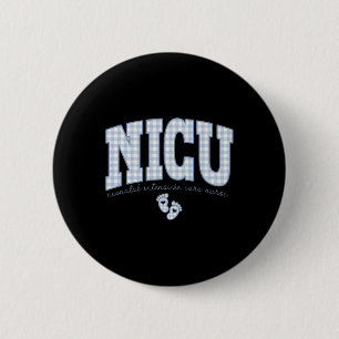 Badge Rond 5 Cm Femmes Nicu Neonatal Infirmière en soins intensifs