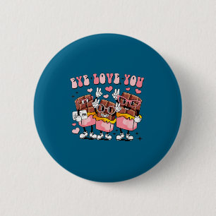 Badge Rond 5 Cm Femmes œil amour valentin optométrie vue équipe