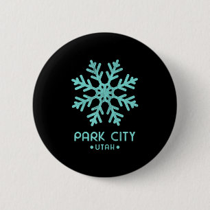 Badge Rond 5 Cm Femmes Park City Utah Ski